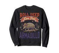 Roll Deep Live - Cowboy Armadillo Gratuit Sweatshirt