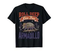 Roll Deep Live - Cowboy Armadillo Gratuit T-Shirt