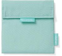 Roll’eat - Snack’n’Go | Sac Gouter, Repas, Sandwich & Snack Écologique - Réutilisable, Lavable - Sans Motif - Couleur Vert - Sans BPA - 18x18 cm