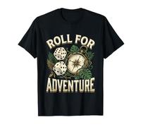 Roll for Adventure Jeu de société Amusant Jungle Explorateur de dés T-Shirt