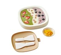 Roll Ice Cream Maker,Stainless Steel Pan Food Grade | Ice Cream Roll Maker | For DIY Homemade Dessert, Fruit Sorbet, Family Fun Activities, Afternoon Tea