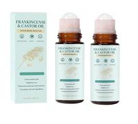 Roll-on à l'huile de ricin et à l'encens, avec bille de quartz rose. Soulage la sécheresse, lisse les ridules et illumine le teint. Idéal pour les peaux sèches