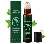 Roll-On Anti-Couches, Roll-On Huile Apaisante Pour La Tête, Rouleau De Soin Portable de 10 ml, Huiles Essentielles, Ingrédients Sûrs, Pour Se Détendre, Pratique Pour Les Déplacements