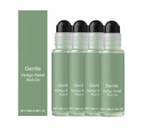 Roll-on anti-couches, soulagement rapide des vertiges, roll-on apaisant avec huiles essentielles, ingrédients sûrs, pour se détendre, pratique pour les déplacements (4 pièces)