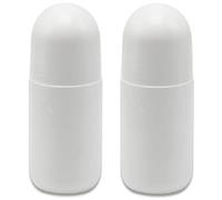 Roll on Bottles|Roll on Bottles, 2PCS 50ml Rollerball Vide Rechargeable, Récipient à Bille à Rouleau en Plastique Anti-Fuite, Rouleau de Bricolage Portable pour Baumes d'Huiles Essentielles