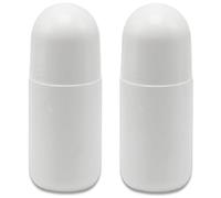 Roll on Bottles|Roll on Bottles, 2PCS 50ml Rollerball Vide Rechargeable, Récipient à Bille à Rouleau en Plastique Anti-Fuite, Rouleau de Bricolage Portable pour Baumes d'Huiles Essentielles