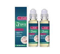 Roll-On de Soin Des Ongles 3 Jours à Kératine Aux Acides Aminés,Vernis Durcisseur Ongle Extra Fort,3 Days Nail Care Liquid With Keratin Amino Acid Formula,Daily Strengthening Nourishment-Non Gras (2)