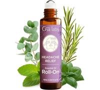 Roll-On Essential Oil For Headache Relief-Soothing Comfort For Your Head-A Blend Of 100% Natural Aromatherapy Oils Like Spearmint,Eucalyptus Oil