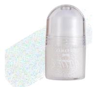 Roll-on Gel à Paillettes pour le Corps, Maquillage de sirène, Roll-on Pailleté pour Enfant, Visage Liquide de Paillettes Holographiques, pour les Accessoires de Rave, Maquillage d'Halloween(#04Blanc)