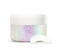 Roll-on Gel à Paillettes pour le Corps, Visage Liquide de Paillettes Holographiques, Sirène Paillettes Chunky Glitter pour les Accessoires de Rave, Maquillage d'Halloween (03)