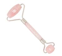ROLL ON JADE - Rouleau Masseur Visage Anti- Age Quartz Rose brut 100% Naturel - Lifting Naturel, apaise les Peaux Sèches draine, stimule, lisse la peau