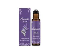 Roll-On Lavande,Duft & Pflege,Roll on huiles Essentielles,Lavendelöl Roll-On mit Jojoba Mandelöl,Ideal am Abend pour les cheveux,Fraîcheur,Huile parfumée, Massage à l'huile Aromatique (1 Stück)