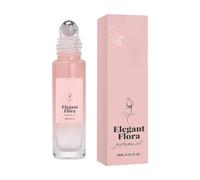 Roll On Perfume, 10ml Plant Extract Long Lasting Fragrance Oil, Portable Rose Scent Roll On Perfume for Body Wrist Neck, Natural Inspired for Travel Home Office Dating Party Wedding Everyday Use