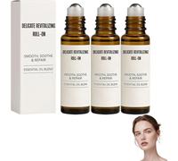 Roll-On Revitalisant DéLicat, SéRum Lifting Instantané, Hydratation En Profondeur, Pour Les Poches Et Les Poches Sous Les Yeux,（3pcs）