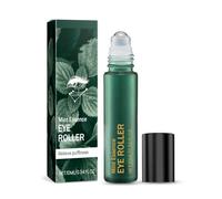 Roll-on Yeux Menthe Naturelle - Soin Contour des Yeux Portable et Végétal | Soulage les Poches, Éclaircit le regard | 10 ml pour Peaux Sensibles