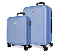 Roll Road Cambodge Trousse de Voyage, Bleu, 40 x 55 x 20, 46 x 65 x 28 cm, Lot de 2 valises