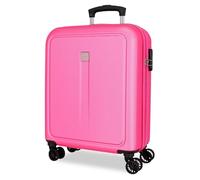 ROLL ROAD Cambodge Valise de Cabine Rose 40 x 55 x 20 cm Rigide 2,9 kg Fermeture à Combinaison latérale ABS 2,9 kg 37 L Bagage à Main, Rose, Talla única, Valise de Cabine