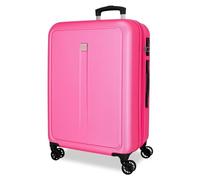 ROLL ROAD Cambodge Valise Moyenne Rose 46 x 65 x 23 cm Rigide 3,7 kg Fermeture à Combinaison latérale ABS 3,7 kg 56 L Extensible, Rose, Talla única, Valise Moyenne
