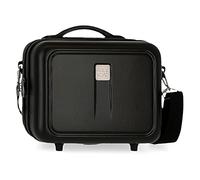 Roll Road Camboya Trousse de Toilette Adaptable avec bandoulière Noir 29 x 21 x 15 cm Rigide ABS 9,14 l