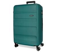 Roll Road Flex Grande Valise Verte 52 x 75 x 30 cm Rigide 3,96 kg Fermeture à Combinaison latérale ABS 3,96 kg 97L, Vert, Talla única, Grande Valise