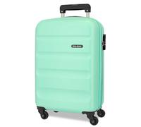 ROLL ROAD Flex Valise de Cabine Bleu 35x55x20 cm Bagages Main Air Europe Rigide ABS Fermeture à Combinaison latérale 33L 2,78 kgs 4 Roues Doubles, Bleu, Talla única, Valise de Cabine
