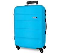 Roll Road Flex Valise Moyenne Bleu 46x65x23 cms Rigide ABS Serrure à combinaison 56L 3,1Kgs 4 roues