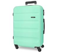 Roll Road Flex Valise Moyenne Vert 46x65x23 cms Rigide ABS Serrure à combinaison 56L 3,1Kgs 4 roues