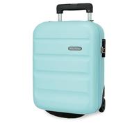 ROLL ROAD Flex Valise Rigide fabriquée en ABS, Un matériau, Fermeture à Combinaison latérale, 4 Roues Doubles, Bagage Main, intérieur Pratique avec Un Compartiment, Bleu (Azulon), 31 cm x 40 cm x 20