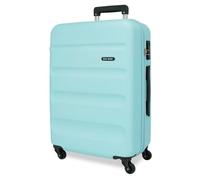 ROLL ROAD Flex Valise Rigide Fabriquée en ABS, Un matériau, Serrure à Combinaison latérale 4 Roues Doubles pour Bagage à Main, Intérieur Pratique avec Un Compartiment