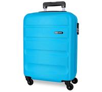 Roll Road Flex Valise Trolley Cabine Bleu 38x55x20 cms Rigide ABS Serrure à combinaison 35L 2,5Kgs 4 roues Bagage à main