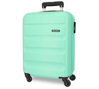 Roll Road Flex Valise Trolley Cabine Vert 38x55x20 cms Rigide ABS Serrure à combinaison 35L 2,5Kgs 4 roues Bagage à main
