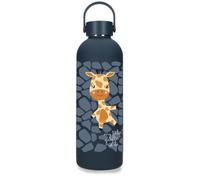 Roll Road Happy Pets Bouteille en Acier Inoxydable Bleu 7,4 x 23,5 x 7,4 cm