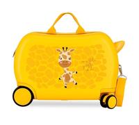 Roll Road Happy Pets Giraffe Valise Enfant Multicolore 45x31x20 cm Rigide ABS 24.6L 1.76kg 4 Roues