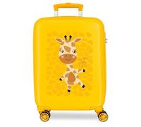 Roll Road Happy Pets Valise de Cabine Multicolore 38 x 55 x 20 cm Rigide ABS Fermeture à Combinaison latérale 34 l 2 kg Bagage à Main