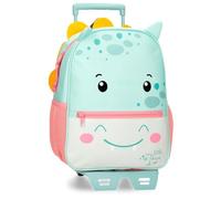 Roll Road Happy Pets Sac à Dos d'écolier à roulettes Multicolore 27 x 33 x 11 cm Polyester