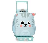 ROLL ROAD Happy Pets Sac à dos préscolaire avec chariot Multicolore 23 x 25 x 10 cm Polyester