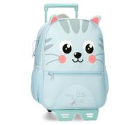 ROLL ROAD Happy Pets Sac à Dos Scolaire avec Chariot Multicolore 27 x 33 x 11 cm Polyester
