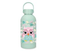 Roll Road Happy Pets Vert Bouteille en Acier Inoxydable 6.5x18.5x6.5 cm