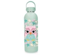 Roll Road Happy Pets Bouteille en Acier Inoxydable Vert 7,4 x 23,5 x 7,4 cm Acier Inoxydable