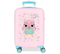 Roll Road Happy - Valise Enfant Rigide en ABS avec Fermeture à Combinaison Latérale, 4 Roues, Bagage à Main. Fabriquée en ABS, Un matériau Rigide et léger.