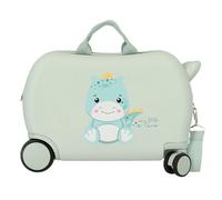 Roll Road Happy - Valise Enfant Rigide en ABS avec Fermeture à Combinaison Latérale, 4 Roues, Bagage à Main. Fabriquée en ABS, Un matériau Rigide et léger.