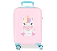 Roll Road Happy Pets Valise Cabine Rose 33 x 50 x 20 cm Rigide 2 kg Fermeture à Combinaison latérale ABS 2 kg 33 L Bagage à Main, Rose, Talla única, Valise Cabine