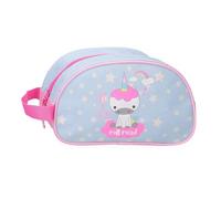 Roll Road I am unicorn, astuccio unicorno, borsa da toilette per bambini, in poliestere, vari scomparti e tasche.
