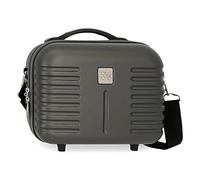 Roll Road India Trousse de toilette adaptable Gris 29x21x15 cms ABS