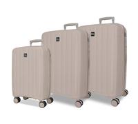 Roll Road Roll Road Acadia Jeu de valises, Taille Unique, Beige, Talla única, Jeu de valises