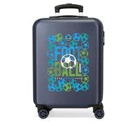 ROLL ROAD Joumma GOL La Valise Rigide pour Enfants Gol avec Serrure à Combinaison latérale et 4 Roues est fabriquée en ABS, Un matériau Rigide et léger.