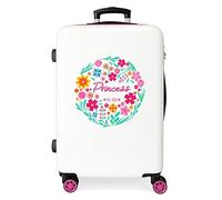 Roll Road Little Me Valise moyenne en ABS rigide Bleu 48 x 68 x 26 cm Fermeture à combinaison latérale 70 l 2,66 kg 4 roues doubles