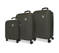 Roll Road Menorca Ensemble de valises rigides en ABS avec Fermeture à Combinaison intégrée 10,35 kg 4 Roues Doubles 52 x 75 x 27 cm