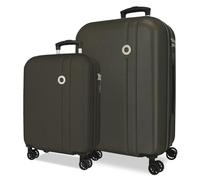 Roll Road Menorca Ensemble de valises rigides en ABS avec Fermeture à Combinaison intégrée 91L 6,05 kg 4 Roues Doubles 46 x 65 x 24 cm