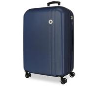Roll Road Menorca Grande Valise Marine 52 x 75 x 27 cm Rigide ABS Fermeture à Combinaison intégrée 97L 4,3 kg 4 Roues Doubles Extensible